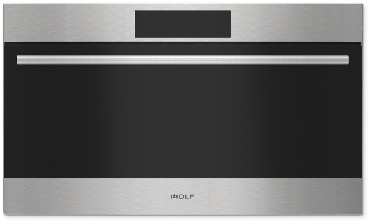 Wolf M Series Speed Oven SPO24 built into kitchen cabinetry